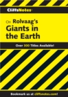 Image for CliffsNotes on Rolvaag&#39;s Giants In the Earth