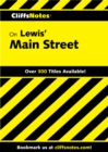 Image for CliffsNotes on Lewis&#39; Main Street