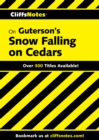 Image for CliffsNotes on Guterson&#39;s Snow Falling on Cedars