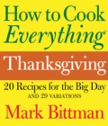 Image for How to Cook Everything Thanksgiving