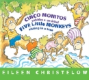 Image for Five Little Monkeys Sitting in a Tree/Cinco monitos subidos a un arbol Board Bk