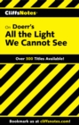 Image for CliffsNotes on Doerr&#39;s All the Light We Cannot See