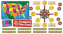 Image for U.S. Map and Compass Directions! Bulletin Board