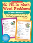 Image for 50 Fill-in Math Word Problems: Algebra Readiness