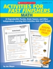 Image for Activities for Fast Finishers: Math