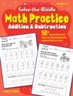 Image for Solve-the-Riddle Math Practice: Addition &amp; Subtraction