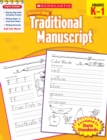 Image for Scholastic Success With Traditional Manuscript: Grades K-1 Workbook