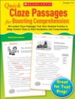 Image for Quick Cloze Passages for Boosting Comprehension: Grades 4-6