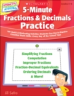 Image for 5-Minute Fractions &amp; Decimals Practice