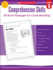 Image for Comprehension Skills: 40 Short Passages for Close Reading: Grade 1