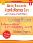 Image for Writing Lessons To Meet the Common Core: Grade 1
