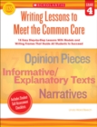 Image for Writing Lessons To Meet the Common Core: Grade 4