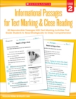 Image for Informational Passages for Text Marking &amp; Close Reading: Grade 2