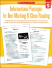 Image for Informational Passages for Text Marking &amp; Close Reading: Grade 5 : 20 Reproducible Passages With Text-Marking Activities That Guide Students to Read Strategically for Deep Comprehension