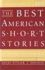 Image for The Best American Short Stories 2013