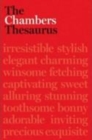 Image for The Chambers Thesaurus