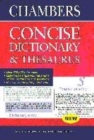 Image for Chambers concise dictionary &amp; thesaurus