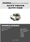Image for Honda Acty English Factory Service Manual
