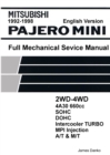 Image for Mitsubishi Pajero Mini 660cc English Mechanical Factory Service Manual