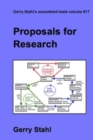 Image for Proposals for Research