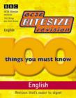 Image for English  : 100 things you must know