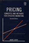 Image for Pricing - Concepts and Methods for Effective Marketing