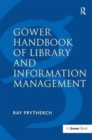 Image for Gower Handbook of Library and Information Management