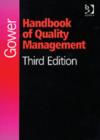 Image for Gower handbook of quality management