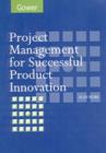 Image for Project management for product innovation
