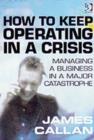 Image for How to Keep Operating in a Crisis