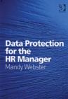 Image for Data Protection for the HR Manager