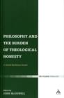 Image for Philosophy and the burden of theological honesty  : a Donald MacKinnon reader