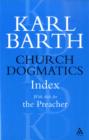 Image for Church Dogmatics Classic Nip Index