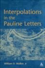 Image for Interpolations in the Pauline letters