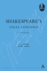 Image for Shakespeare&#39;s Legal Language: A Dictionary