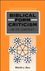 Image for Biblical form criticism in its context : 274