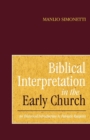 Image for Biblical Interpretation in the Early Church