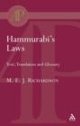Image for Hammurabi&#39;s Laws: Text, Translation and Glossary.