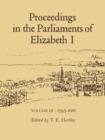 Image for Proceedings in the Parliaments of Elizabeth I:  (1585-89.)