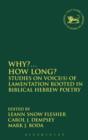 Image for Why?-- How long?  : studies on voice(s) of lamentation rooted in biblical Hebrew poetry