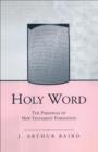 Image for Holy word: the paradigm of New Testament formation