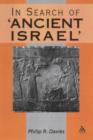 Image for In Search of &amp;quote;Ancient Israel&amp;quote;: A Study in Biblical Origins : 148