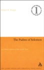 Image for The Psalms of Solomon: a critical edition of the Greek text