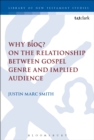 Image for Why bios?: on the relationship between Gospel genre and implied audience