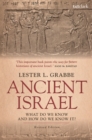Image for Ancient Israel  : what do we know and how do we know it