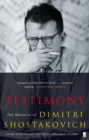 Image for Testimony  : the memoirs of Dmitri Shostakovich