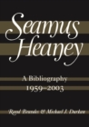 Image for Seamus Heaney: A Bibliography (1959-2003)