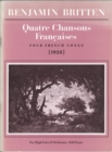 Image for Quatre Chansons Francaises