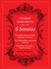 Image for Six Sonatas (Treble Recorder and Continuo)