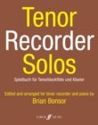 Image for Tenor Recorder Solos (recorder &amp; piano)